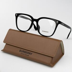 NEW Burberry BE2361D 3001 Black Square Unisex Eyeglasses BE 2361D